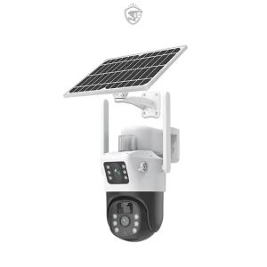 دوربین دو لنز سولار V380 4G TP15